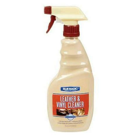 Remove Tough Stains and Odors from Leather Using Blue Magic Cleaner